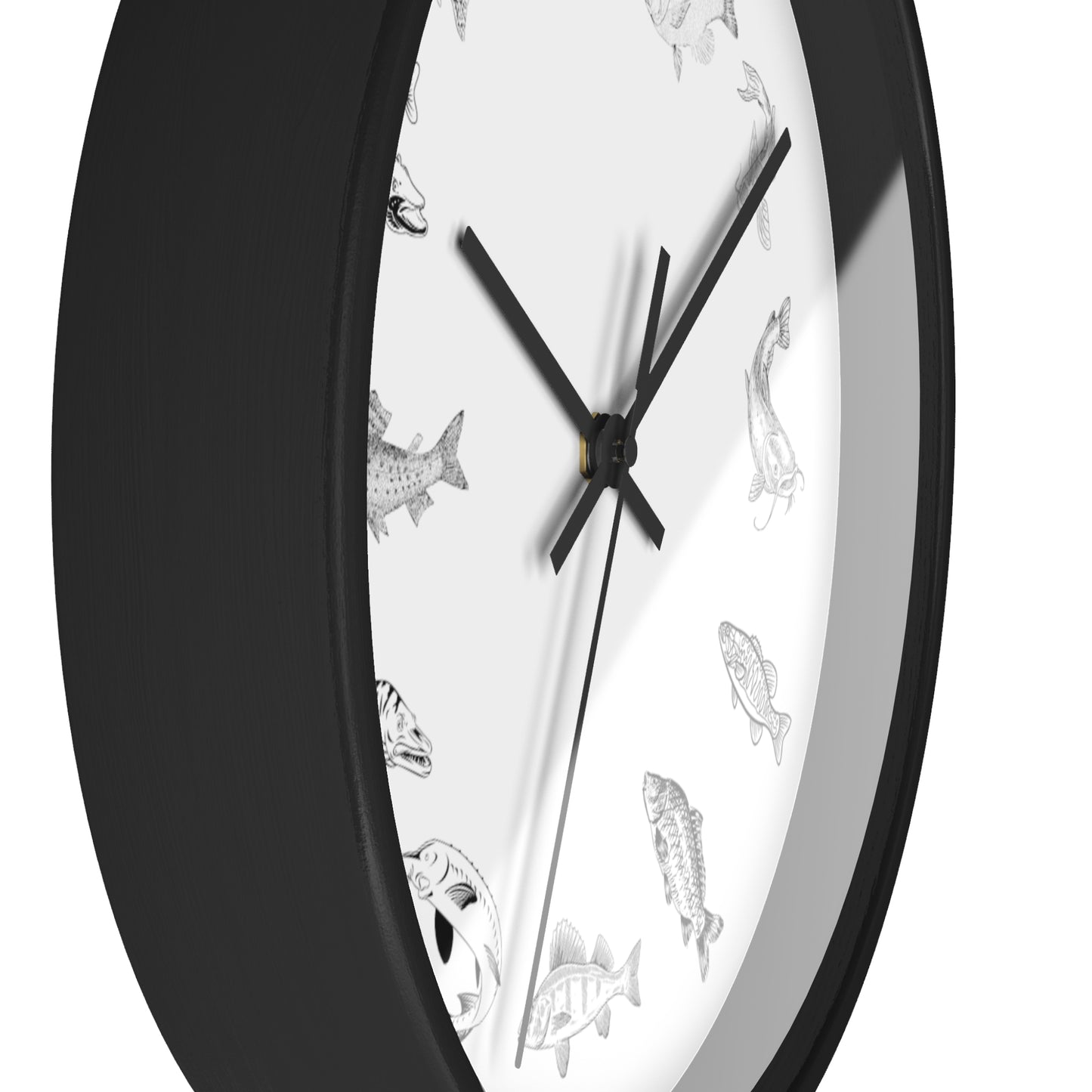 Freshwater Fish Wall Clock - Fishing Gifts for Dad, Gifts for Fishermen