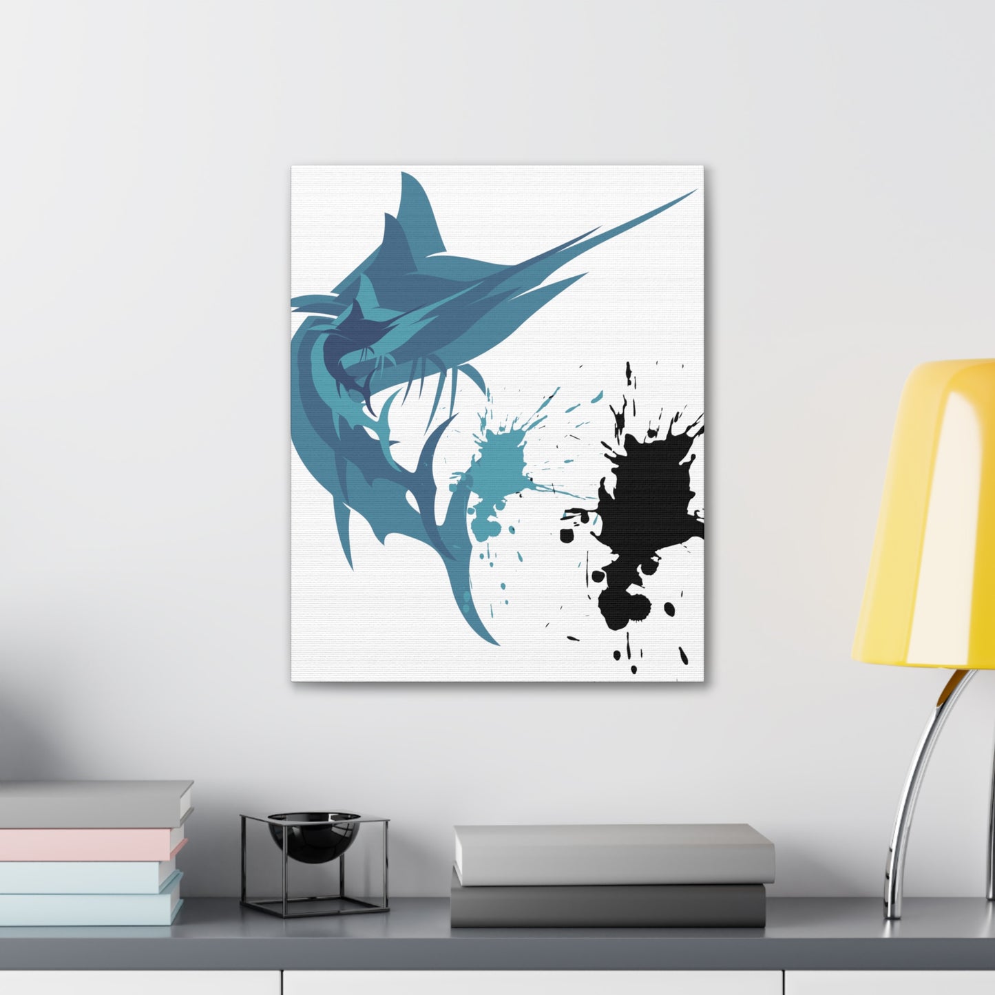 Elegant Marlin Fishing Home Decor - Luxury Fishing Lakehouse Decor