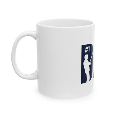 Dad fishing mug left side angle