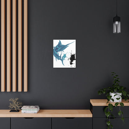 Elegant Marlin Fishing Home Decor - Luxury Fishing Lakehouse Decor