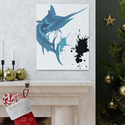 Elegant Marlin Fishing Home Decor - Luxury Fishing Lakehouse Decor