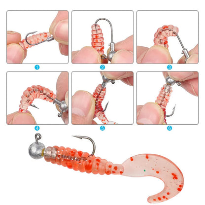 Freshwater Fishing Jighead Set of 10