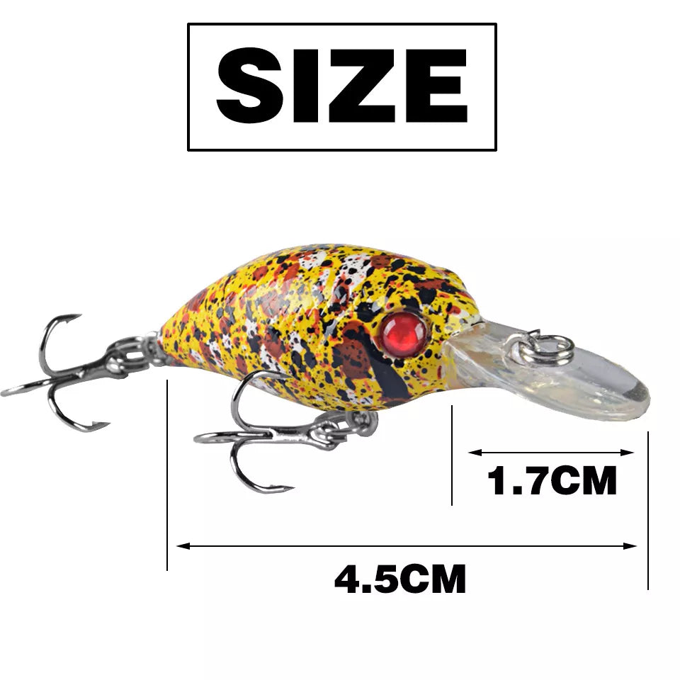 Paint Splattered Crankbait - Fishing Lure Essentials