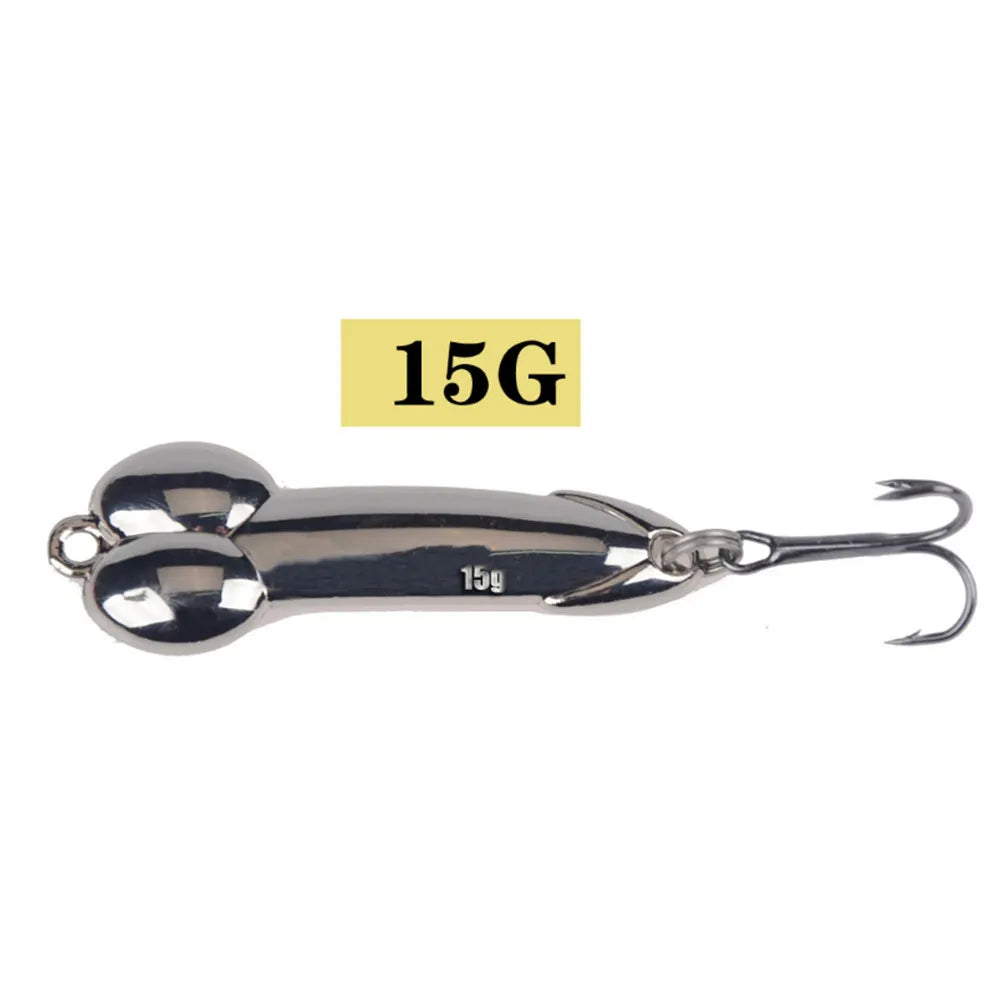 dick shaped fishing lures Fishing Spoon Penis Shaped Gag Gift Catches Giant Fish – Bass Finder