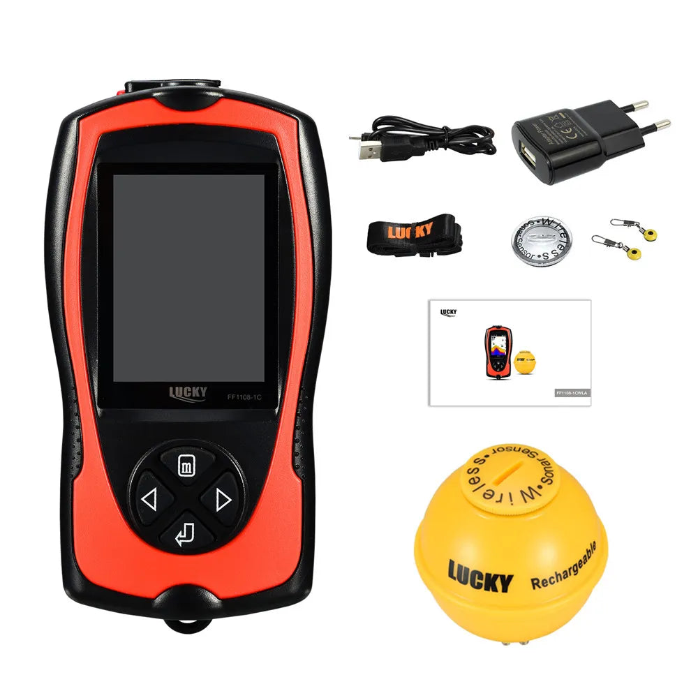 LUCKY Rechargeable Wireless Sonar Fish Finder