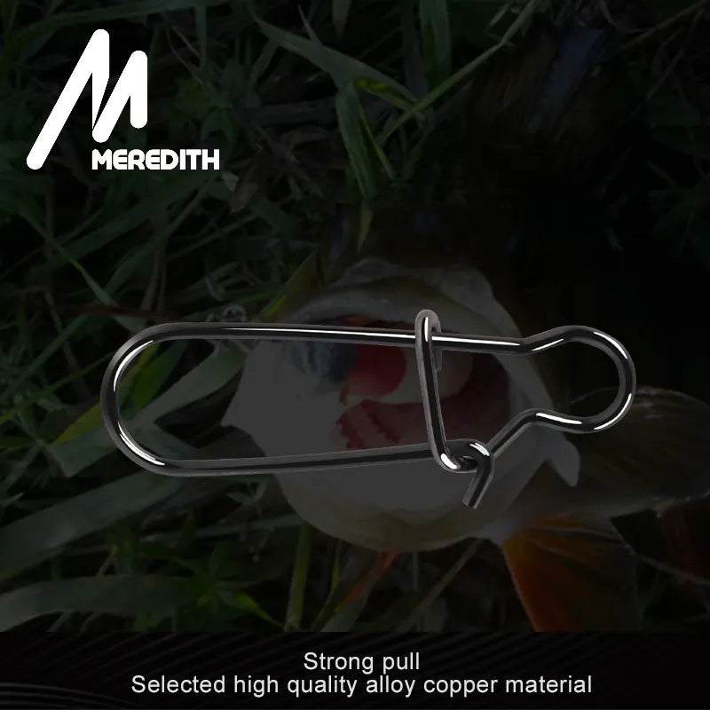 Meredith 50pcs Stainless Steel Fishing Swivels Set