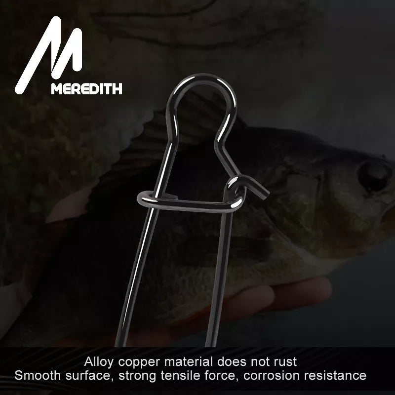 Meredith 50pcs Stainless Steel Fishing Swivels Set