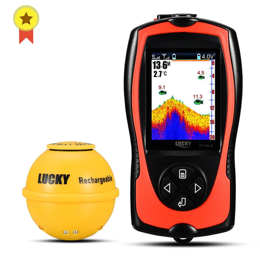 LUCKY Rechargeable Wireless Sonar Fish Finder