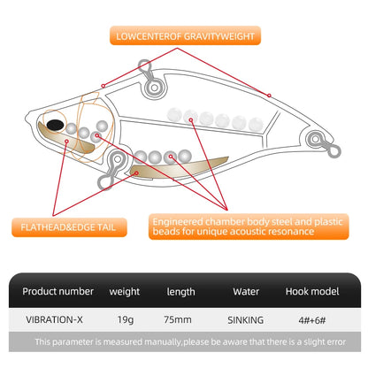 MEREDITH VIBRATION Sinking Crankbait - Fishing Lure Essentials