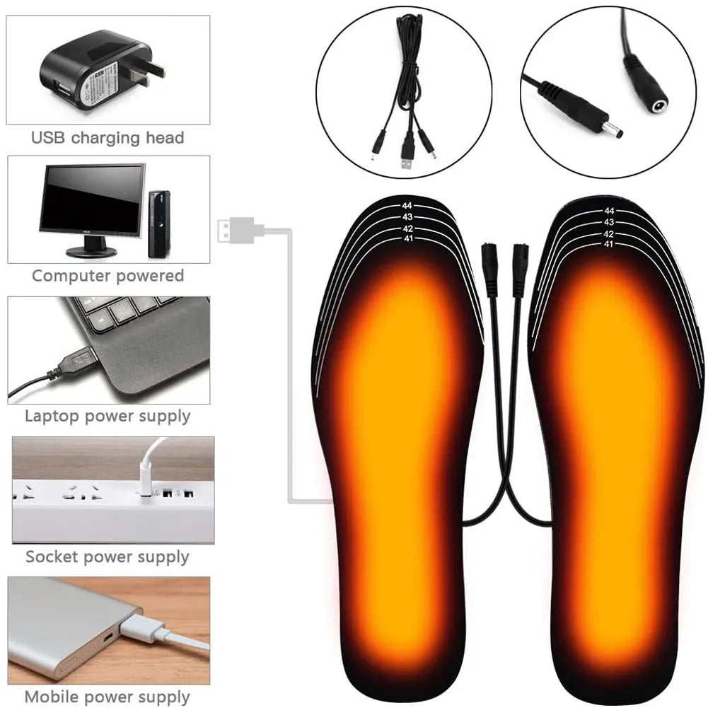 USB Heated Shoe Insole Warmers