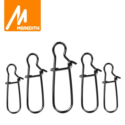 Meredith 50pcs Stainless Steel Fishing Swivels Set