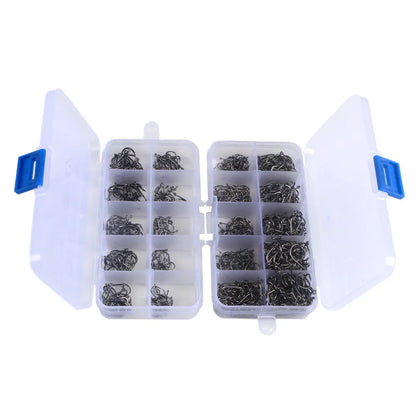 500pc Freshwater Fishing Hooks Set